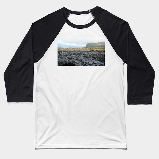 Morning Frost, Mt Oakleigh, The Overland Track Baseball T-Shirt by ajdesignsau